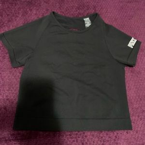 PINK Seamless Open Back Crop Top